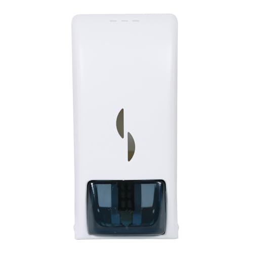 1 Stück Seifenspender Simply Eco | Kunststoff, Kannenbefüllung, V: 750ml, L: 12cm, B: 10cm, H: 25cm, weiß, Seifenspender, Desinfektionsspender, Händehygiene von FRANZ MENSCH