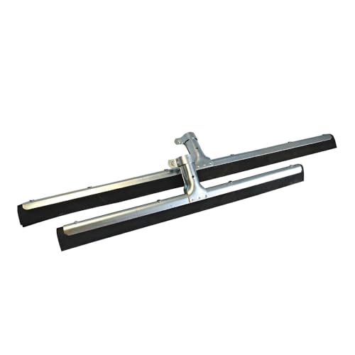 5 Stück Hygoclean Wasserschieber "Profi" | 2-lippig, schwarz-silber, L: 45cm, Wasserschieber, Wasserabzieher, Gummischieber 5 Stück Hygoclean Wasserschieber "Profi" | 2-lippig, schwarz-silber, L: 45cm, Wasserschieber, Wasserabzieher, Gummischieber von FRANZ MENSCH