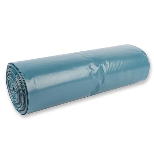 80 Stück Hygoclean Müllsäcke Premium, 160 l | LDPE, Rolle, blau, L: 120cm, B: 90cm, 80my, Müllsäcke, Abfallsack, Müllbeutel, Mülltüten, Hausmüll, Abfallbeutel von FRANZ MENSCH