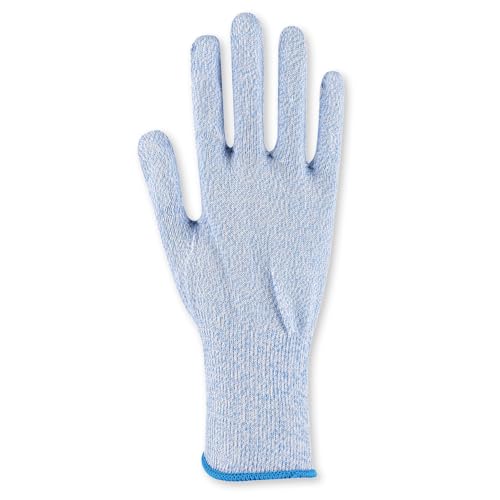 FRANZ MENSCH 6 Stück Hygostar Schnittschutzhandschuhe Cut Allfood Glass Sensitive | Glasfaser, Karton, blau, 7/S, L: 28cm, Schnittschutzhandschuhe, Arbeithandschuhe, Küchenhandschuhe von FRANZ MENSCH