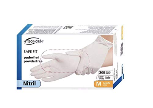 FRANZ MENSCH Hygonorm Nitrilhandschuh SAFE FIT weiss M puderfrei 100er Box, 261502 FRANZ MENSCH Hygonorm Nitrilhandschuh SAFE FIT weiss M puderfrei 100er Box, 261502 von FRANZ MENSCH