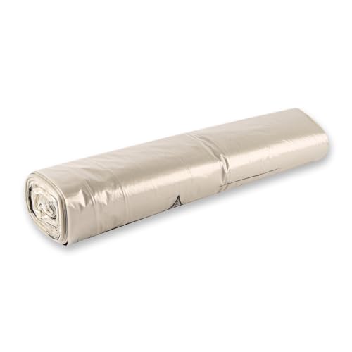 Franz Mensch HygoClean Müllsäcke Eco, 120 l, transparent, 250 Stück | LDPE, auf Rolle, Müllbeutel, Länge: 110cm x Breite: 70cm, Mülltüte 120 Liter, extra stark von FRANZ MENSCH