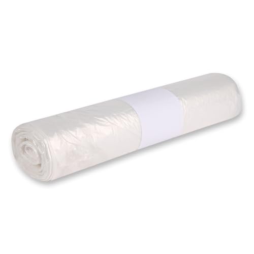 Franz Mensch HygoClean Müllsäcke Premium, 120 l, transparent | HDPE, auf Rolle, 500 Stück, flüssigkeitsdichte Müllbeutel 70cm x 110cm, reißfeste Mülltüte aus HDPE-Folie von FRANZ MENSCH