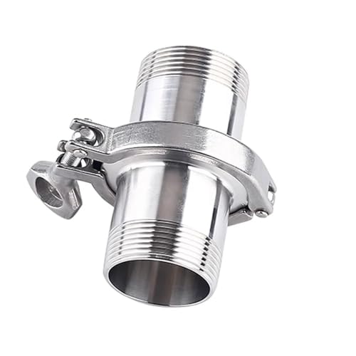 1/4 3/8 1/2 3/4 1-4 "BSPT Männlich Weiblich 0.5" 1 "1.5" 2 "3" Tri Clamp Set Sanitär 304 316 Edelstahl Rohr Fitting Homebrew(SUS304-M-M,DN8 1l4 BSPT K25.4) von FRAOMHFW