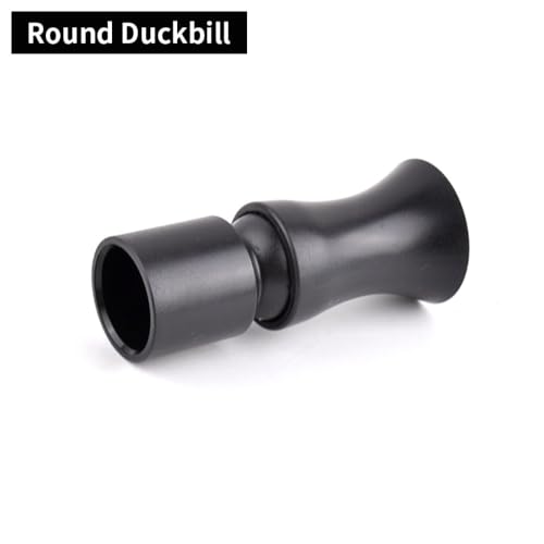 1 Stück 16~50mm Schwarz PVC-Rohrverbinder Gerader Winkel T-Stück Verbindungen Aquarium Drainagerohr Armaturen Gartenbewässerung DIY Zubehör(Round duckbill A,Black 20mm) von FRAOMHFW