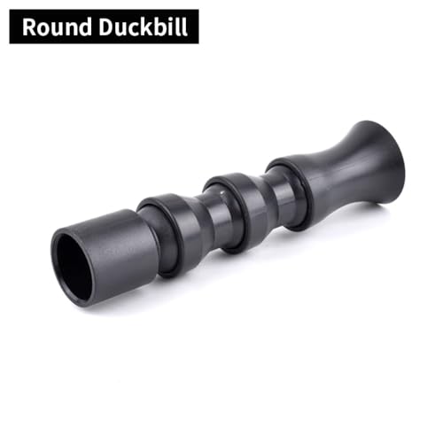 1 Stück 16~50mm Schwarz PVC-Rohrverbinder Gerader Winkel T-Stück Verbindungen Aquarium Drainagerohr Armaturen Gartenbewässerung DIY Zubehör(Round duckbill B,Black 20mm) von FRAOMHFW