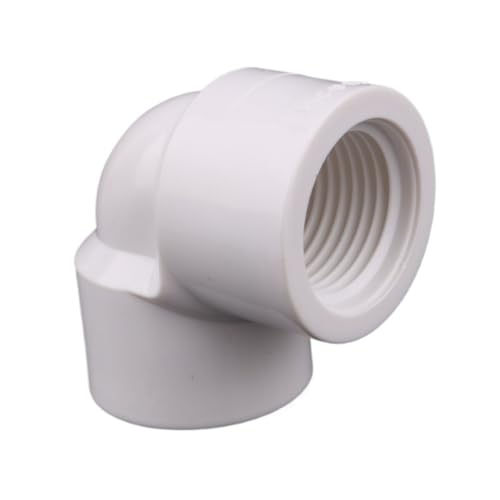 1 stück 1/2 3/4 1 Zoll PVC Innengewinde Gerader Winkel 3-Wege-anschluss Gartenbewässerungsanschluss Aquarium Fisch Tank Rohradapter(Elbow,1 inch) von FRAOMHFW