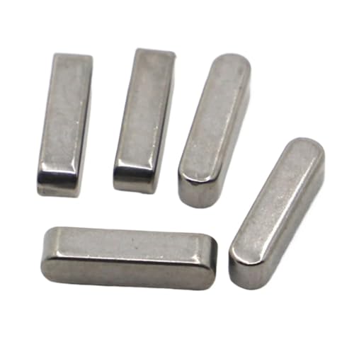 5pc M3 M4 M5 M6 Parallel Key Square Rectangular Keys 304 Stainless Steel Dowel Drive Shaft A Type Flat Key GB1096(5pcs M6-6,10mm) von FRAOMHFW