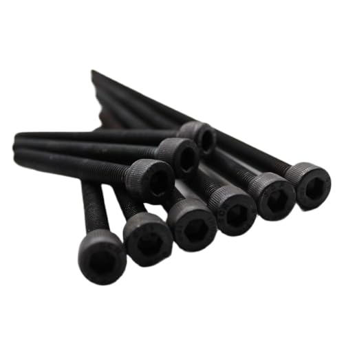 FRAOMHFW M7 M9 Innensechskantschrauben mit Vollgewinde, hochfest, 12,9(70mm,M7x1.0mm) von FRAOMHFW