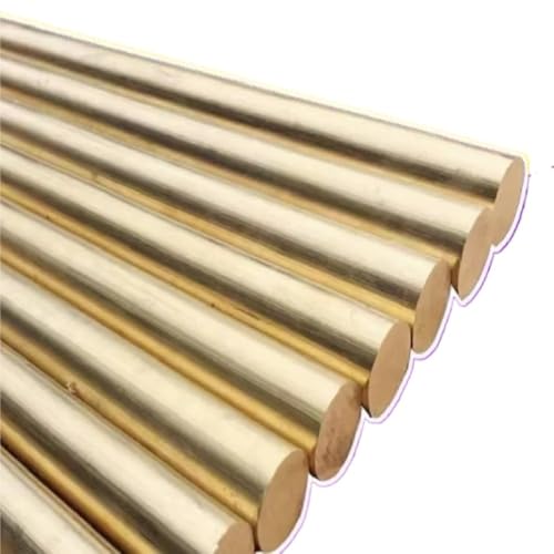 FRAOMHFW Messing-Rundstab 1 mm 2 mm 3 mm 4 mm 5 mm 6 mm 8 mm 10 mm 20 mm 30 mm 40 mm 50 mm 60 mm 70 mm 80 mm 90 mm 100 mm(18x250mm 1pc) von FRAOMHFW