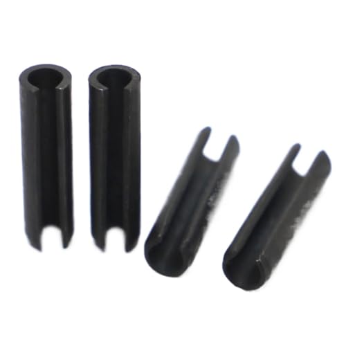 M1.5 M2 M2.5 M3 M4 M5 M6 M8 M10 Black Steel Elastic Cotter Cylindrical Positioning Tension Dowel Roll Spring Pin GB879(M2.5 50pcs,6mm) von FRAOMHFW