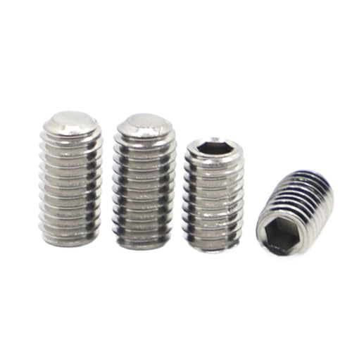 M1.6 M2 M3 M4 M5 M6 M8 M10 M12 M16 304 Edelstahl DIN916 Sechskant-Innensechskant-Inbus-Ringschneide-Madenschraube(35mm,M12 2pcs) von FRAOMHFW