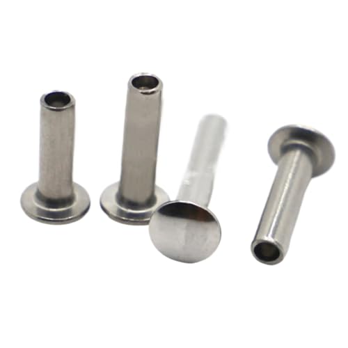 M2 M2.5 M3 M4 M5 304 Edelstahl Ovalkopf Halbhohlnieten Rundkopf Halbhohlschaft GB873(M3 20pcs,16mm) von FRAOMHFW