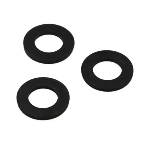 M2 M2.5 M3 M4 M5 M6 M8 M10 M12-M24 Schwarz Weiß Verzinkter Stahl 304 Edelstahl Unterlegscheibe Unterlegscheibe Flache Dichtungsringe(Black Carbon Steel,2pcs M24) von FRAOMHFW