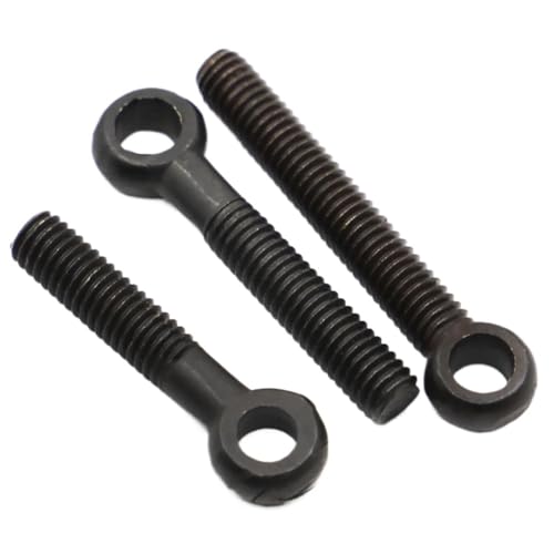 M6 M8 M10 M12 GB798 Ringschrauben aus schwarzem Kohlenstoffstahl(60mm,M10 1pc) von FRAOMHFW