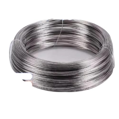 Weicher/harter 304 Edelstahldraht, Durchmesser 0,05–6 mm, Einzelstrang, Zurrdraht, Weicheisendraht, rostfrei(Hard,1.5mm x 1m) von FRAOMHFW