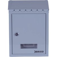 Fraschetti - briefkasten brixo popular blech grau mit dach L21xP7xH30cm von FRASCHETTI