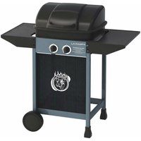 Fraschetti - Gasgrill mit Lavastein und zwei Brennern mit dem La Pampa Deckel von FRASCHETTI