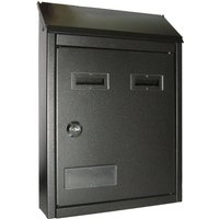 Fraschetti - city-briefkasten in anthrazit farbe IRON-731.A 21x7xH30 cm von FRASCHETTI
