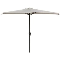 Fraschetti - crescent platzsparender aluminium-wandschirm 270x254H von FRASCHETTI