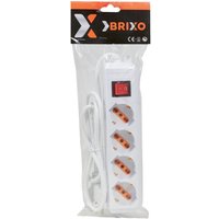Steckdosenleiste brixo sch/bip int. p 4 plätze von FRASCHETTI