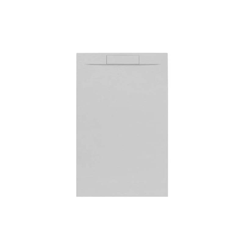 Frascio New Tecnology Duschwanne 150X70 cm Perlgrau Vulcano Line Plus Aus Kunstharz und Marmorpulver mit Seitengitter Aus Marmoresina von FRASCIO NEW TECNOLOGY