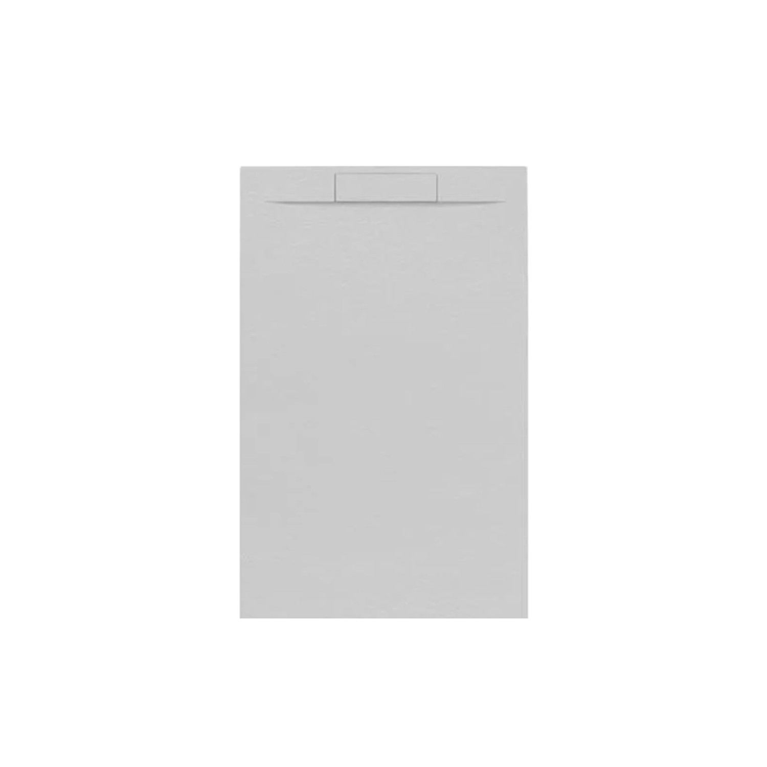 Frascio New Tecnology Duschwanne 155X85 cm Perlgrau Vulcano Line Plus Aus Kunstharz und Marmorpulver mit Seitengitter Aus Marmoresina von FRASCIO NEW TECNOLOGY