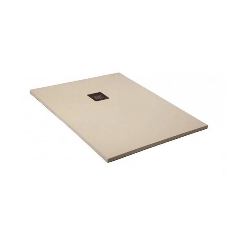 Frascio New Tecnology Duschwanne 65 x 100 cm Vulcano Line Perlweiß RAL 1013 RAL 7035 mit Abfluss von FRASCIO NEW TECNOLOGY