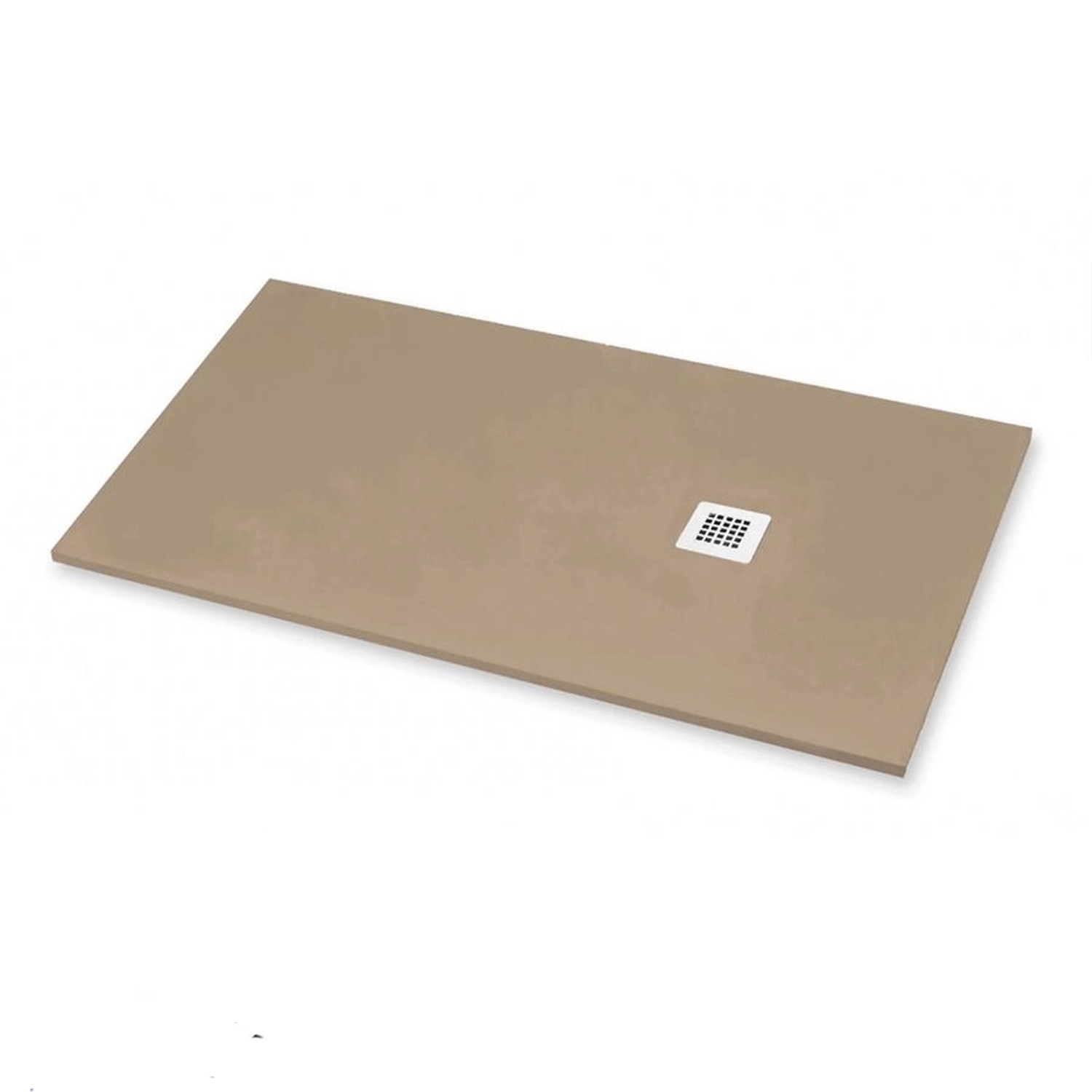 Frascio New Tecnology Duschwanne 70 x 70 cm Vulcano Line Beige RAL 1019 mit Abfluss von FRASCIO NEW TECNOLOGY