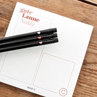 Block | Gute Laune Notiz Notizblock Quadratisch Für Schule, Freunde Und Büro von FRAULENZAIN