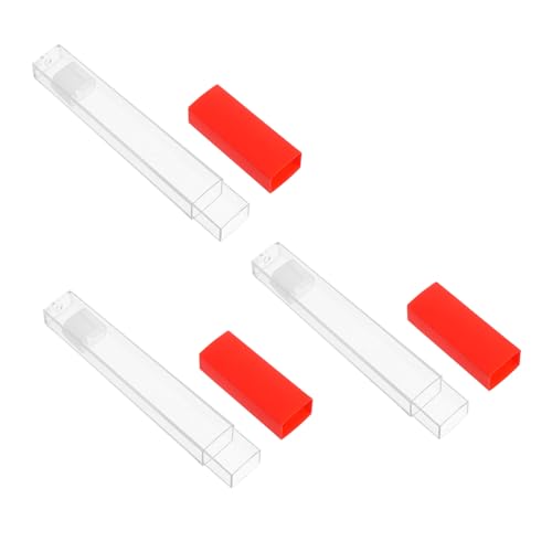 FRCOLOR 1 Satz Thermometer Schutzrohr Transparente Aufbewahrungshülsen Für Körpertemperatur Und Nähnadeln Praktische Lagerung Robuste Konstruktion Tragbar Und Elegant 3 Stück FRCOLOR 1 Satz Thermometer Schutzrohr Transparente Aufbewahrungshülsen Für Körpertemperatur Und Nähnadeln Praktische Lagerung Robuste Konstruktion Tragbar Und Elegant 3 Stück von FRCOLOR