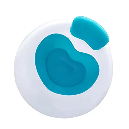 FRCOLOR 1 Stück Aufblasbarer Hocker Tragbarer Fußhocker Faltbares Sofa für Outdoor Aktivitäten Vielseitige Luftliege für Drinnen und Draußen Leicht und Einfach zu Transportieren von FRCOLOR
