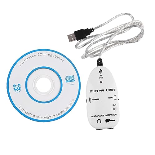 FRCOLOR 1 Stück Gitarren Audio Kabel Weißes Instrumentenkabel mit Noise für Musiker Geeignet für Männer und Frauen Langlebig und Optimaler Signalübertragung FRCOLOR 1 Stück Gitarren Audio Kabel Weißes Instrumentenkabel mit Noise für Musiker Geeignet für Männer und Frauen Langlebig und Optimaler Signalübertragung von FRCOLOR