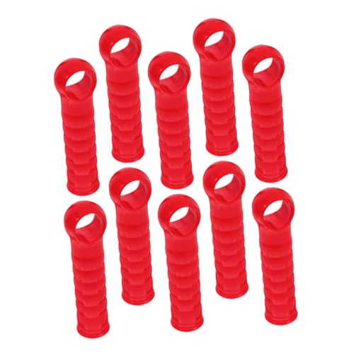 FRCOLOR 10 Stück Teiliges Besen Moppstiel Endkappen Kunststoffgriff Rot Leichtes Einfach zu Installierendes Ersatzteil für Reinigungsstiele Vielseitig Einsetzbar zur Verlängerung der FRCOLOR 10 Stück Teiliges Besen Moppstiel Endkappen Kunststoffgriff Rot Leichtes Einfach zu Installierendes Ersatzteil für Reinigungsstiele Vielseitig Einsetzbar zur Verlängerung der von FRCOLOR