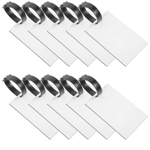 FRCOLOR 10 Stück Teiliges Set Leere Gepäckanhänger für Diy Designs Sublimierbare Kofferetiketten für Reisen Robuste und Praktische Luggage Tags für Ihre Persönliche Note FRCOLOR 10 Stück Teiliges Set Leere Gepäckanhänger für Diy Designs Sublimierbare Kofferetiketten für Reisen Robuste und Praktische Luggage Tags für Ihre Persönliche Note von FRCOLOR