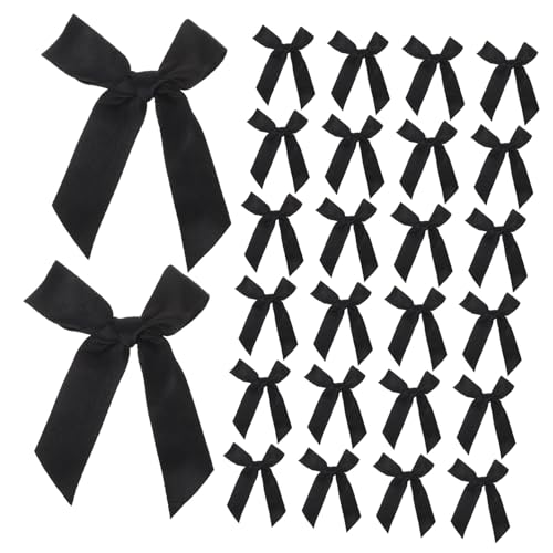 FRCOLOR 100 Stück Mini Satin Schleifen Schwarz Kleine Stoffschleifen Langlebig Vielseitig für DIY Basteln Scrapbooking Hochzeit Weihnachtsdeko Geschenkverpackung FRCOLOR 100 Stück Mini Satin Schleifen Schwarz Kleine Stoffschleifen Langlebig Vielseitig für DIY Basteln Scrapbooking Hochzeit Weihnachtsdeko Geschenkverpackung von FRCOLOR