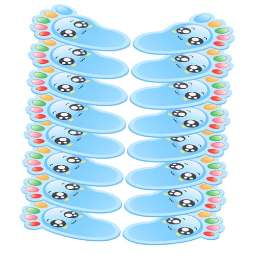 FRCOLOR 15 Paare Fußabdruck Bodenaufkleber Selbstklebend PVC Kindergarten Dekoration Spielzimmer Treppen Sicherheitsmarkierung Spaßige Lernhilfe FRCOLOR 15 Paare Fußabdruck Bodenaufkleber Selbstklebend PVC Kindergarten Dekoration Spielzimmer Treppen Sicherheitsmarkierung Spaßige Lernhilfe von FRCOLOR