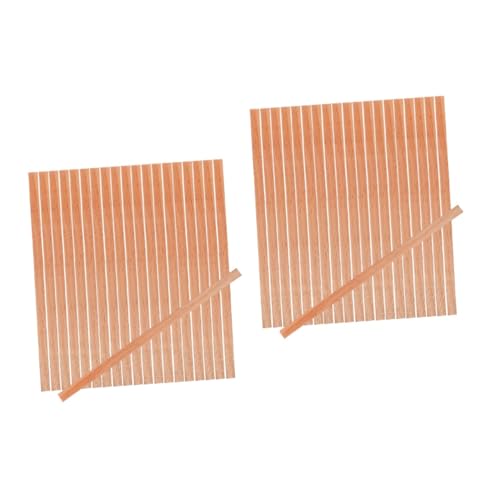 FRCOLOR 2 Sätze Zedernholzstäbchen Streichhölzer Holzfurnier Tabletteinlage Elektrische Zedernholztabletts Zedernholzfurnier Zedernholzkugeln Zedernholz Humidor 20 Stück * 2 von FRCOLOR
