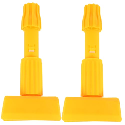 FRCOLOR 2 Stück Abnehmbare Mopphalter Clips für Wischmopp Ersatzteile für Mopphandles Langlebig und Praktisch für Verschiedene Fußböden Gelb FRCOLOR 2 Stück Abnehmbare Mopphalter Clips für Wischmopp Ersatzteile für Mopphandles Langlebig und Praktisch für Verschiedene Fußböden Gelb von FRCOLOR