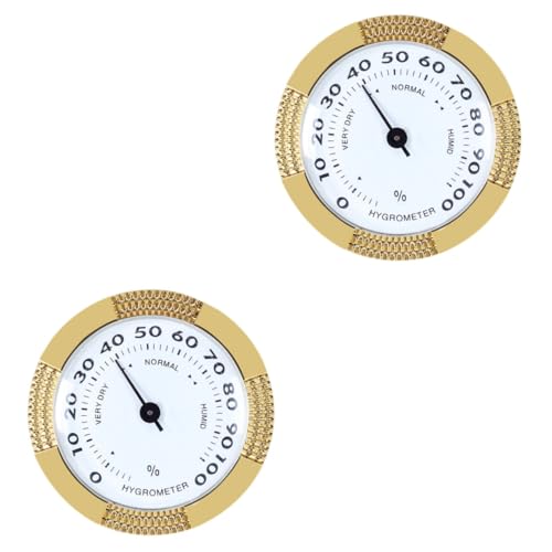 FRCOLOR 2 Stück Analoges Hygrometer für Humidor Sensor Reisehumidor räuchern zubehör räucher zubehör die bescherung Humidor rundes mechanisches Hygrometer-Messgerät Glasoberfläche FRCOLOR 2 Stück Analoges Hygrometer für Humidor Sensor Reisehumidor räuchern zubehör räucher zubehör die bescherung Humidor rundes mechanisches Hygrometer-Messgerät Glasoberfläche von FRCOLOR