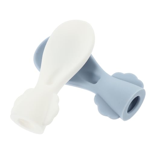 FRCOLOR 2 Stück Babylöffel Squeeze Feeder Löffel Food Grade Löffelaufsatz für Babybrei und Fruchtpüree Ergonomisch Hitze und Kältebeständig für Selbstständiges Füttern Weiß und Blau FRCOLOR 2 Stück Babylöffel Squeeze Feeder Löffel Food Grade Löffelaufsatz für Babybrei und Fruchtpüree Ergonomisch Hitze und Kältebeständig für Selbstständiges Füttern Weiß und Blau von FRCOLOR