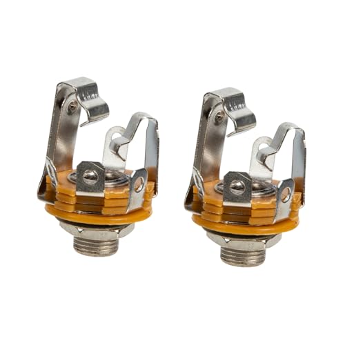 FRCOLOR 2 Stück Gitarren Ersatzbuchse Metall Audio Stecker für Mikrofon und Gitarre Langlebig und Rostfrei für Musiker und Professionelle Anwendungen FRCOLOR 2 Stück Gitarren Ersatzbuchse Metall Audio Stecker für Mikrofon und Gitarre Langlebig und Rostfrei für Musiker und Professionelle Anwendungen von FRCOLOR