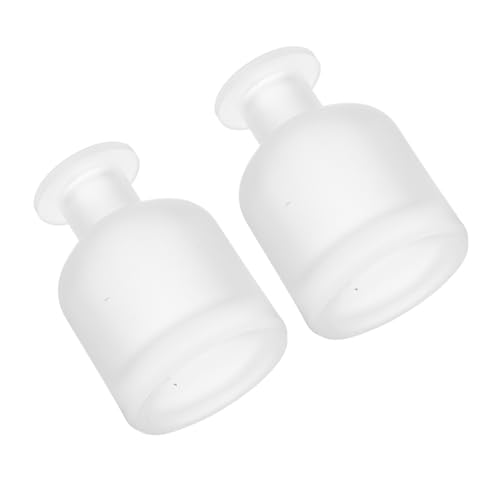 FRCOLOR 2 Stück Glas Diffuser Flaschen Aromatherapie Behälter Leichte Langlebige Runde Glasflaschen für Ätherische Öle Dekorative Duftflaschen für Zuhause und Auto FRCOLOR 2 Stück Glas Diffuser Flaschen Aromatherapie Behälter Leichte Langlebige Runde Glasflaschen für Ätherische Öle Dekorative Duftflaschen für Zuhause und Auto von FRCOLOR