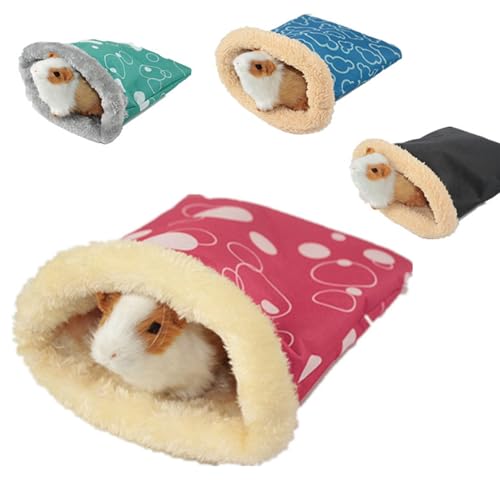 FRCOLOR 2 Stück Igel-Kuschelsack Für Hamster Warmes Nest Haustiertasche Guinea-Hängematte Für Käfigbett Hamster-Warmtasche Meerschweinchen-Schlafsack Haustiersack, Zufällige Farbe von FRCOLOR