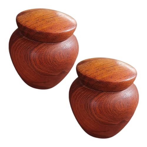 FRCOLOR 2 Stück Kleine Handgefertigte Holzurne für Mini Gedenkurne für Menschliche und Haustierhaare Tragbare Versiegelte Andenken Urne Stilvolles Erinnerungsgefäß aus Langlebigem FRCOLOR 2 Stück Kleine Handgefertigte Holzurne für Mini Gedenkurne für Menschliche und Haustierhaare Tragbare Versiegelte Andenken Urne Stilvolles Erinnerungsgefäß aus Langlebigem von FRCOLOR
