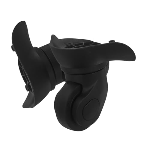 FRCOLOR 2 Stück Kofferraum-universal Rad Räder Für Reisekoffer Räder Für Gepäck Reisekofferrollen Lenkrollen Kofferwagenrad Universalräder Für Trolley -fälle Schwarz Haustier von FRCOLOR