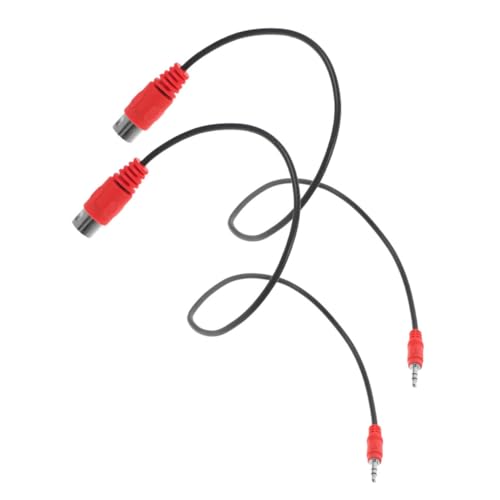 FRCOLOR 2 Stück Poligem Midi Adapterkabel Winkel Stereo Audiokabel für Musikinstrumente Stabile Verbindung Geräuschreduzierend Kompakt für Musiker und Audioenthusiasten FRCOLOR 2 Stück Poligem Midi Adapterkabel Winkel Stereo Audiokabel für Musikinstrumente Stabile Verbindung Geräuschreduzierend Kompakt für Musiker und Audioenthusiasten von FRCOLOR