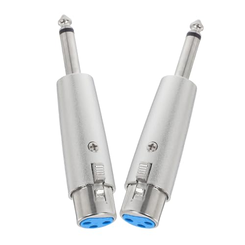 FRCOLOR 2 Stück Robuster zu Xlr Adapter Multifunktionaler Audio Converter für Mixer und Aufnahmegeräte mit Langlebigem Metallgehäuse FRCOLOR 2 Stück Robuster zu Xlr Adapter Multifunktionaler Audio Converter für Mixer und Aufnahmegeräte mit Langlebigem Metallgehäuse von FRCOLOR
