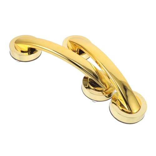 FRCOLOR 2 Stück Saugnapf Armlehne Selbstklebender Griff Duschgriff Mit Saugnapf Glastür Zuggriff Handläufe Für Senioren Badezimmer Saug Haltegriffe Goldener FRCOLOR 2 Stück Saugnapf Armlehne Selbstklebender Griff Duschgriff Mit Saugnapf Glastür Zuggriff Handläufe Für Senioren Badezimmer Saug Haltegriffe Goldener von FRCOLOR