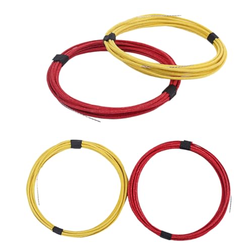FRCOLOR 2 Stück Vintage Gitarren Pickup Draht Awg Vorverzinntes Baumwoll Kabel für Gitarrenverdrahtung und Reparatur von FRCOLOR